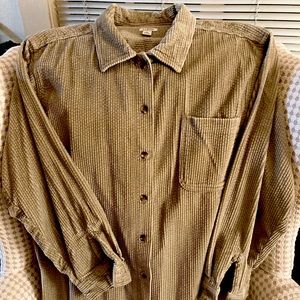 LL Bean khaki/light olive “Big Shirt”